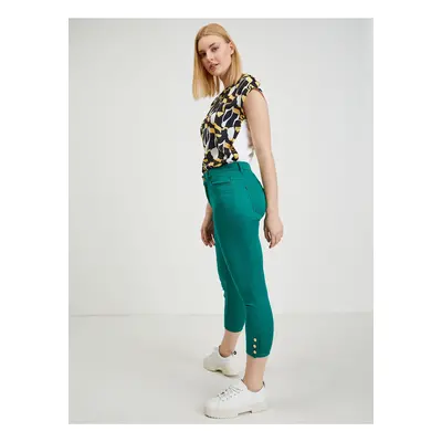 Orsay Green Womens Shortened Pants - Women