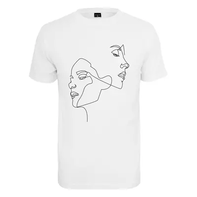 Women's single-breasted T-shirt white