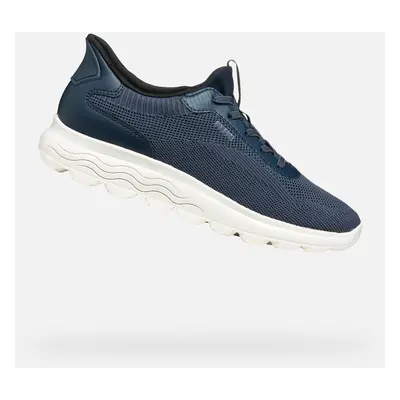 Dark blue women's sneakers Geox Spherica Plus - Women's