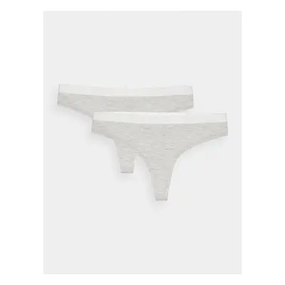 Women's Underwear Panties 4F (2 Pack) - Grey