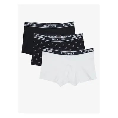 Set of three boxers in white and black Tommy Hilfiger Underwear - Men's