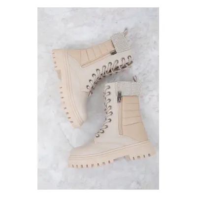 Soho Beige Kids Boots & Bootie