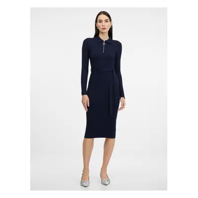 Dark blue women's midi dress ORSAY - Women's