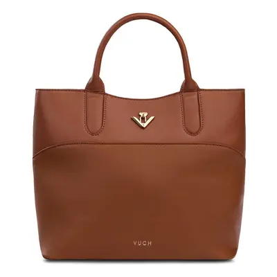 VUCH Christel Divide Brown Handbag