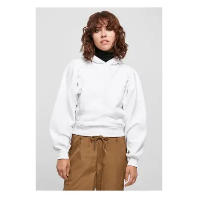 Women's Bio Gathering Batwing Hoody White