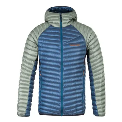 Men's down jacket Hannah MIO HOODY lily pad/sailor blue