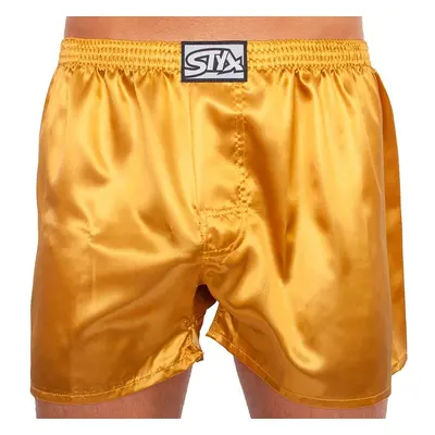 Men's briefs Styx classic rubber satin gold (C685)