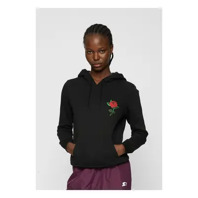 Women's Rose Hoody Black