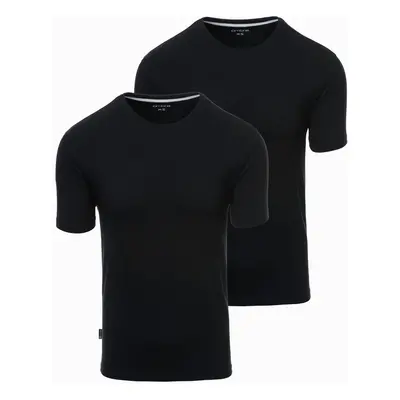 Ombre Set of men's t-shirts with round neckline