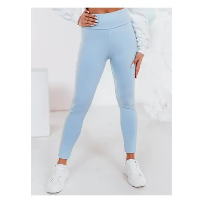 Női magas derekú leggings SOFLEGG kék Dstreet