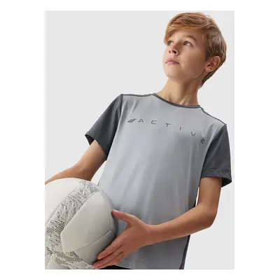 4F Sports Quick Dry T-Shirt for Boys - Grey