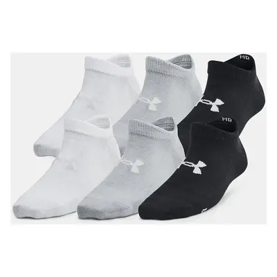 Children's socks Under Armour UA Yth Essential No Show 6pk-BLK - unisex