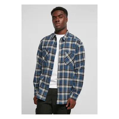 Lake Check Shirt Dark Blue/White Sand