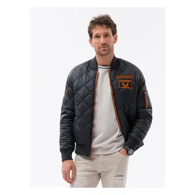 Ombre Men's insulated bomber jacket