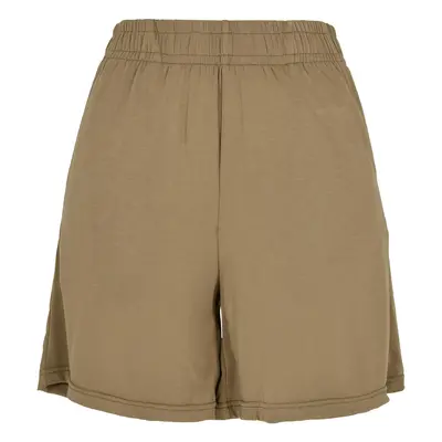 Women's modal shorts in khaki