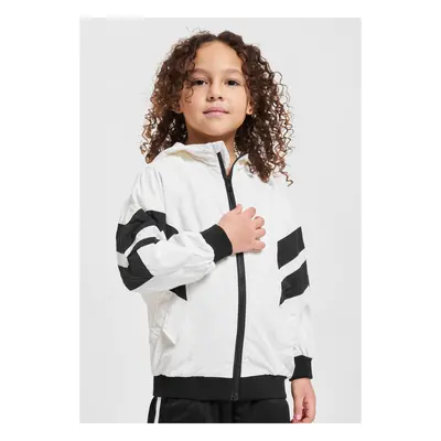 Girls' Crinkle Batwing Jacket White/Black