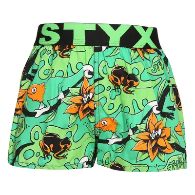 Children's boxer shorts Styx art sports elastic tropic