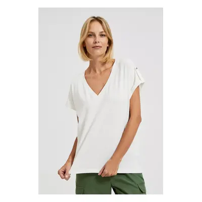 Women's T-shirt MOODO - white