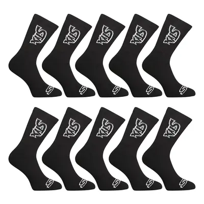 10PACK Styx high black socks