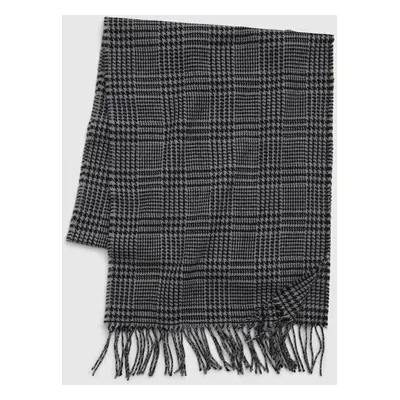 GAP Checkered Scarf with Fringe - Men