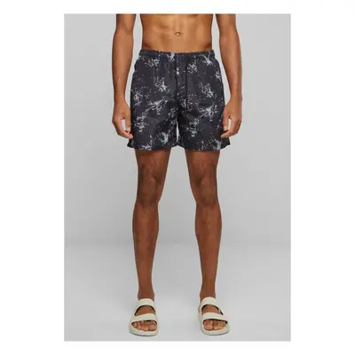 Shorts with scratch aop pattern