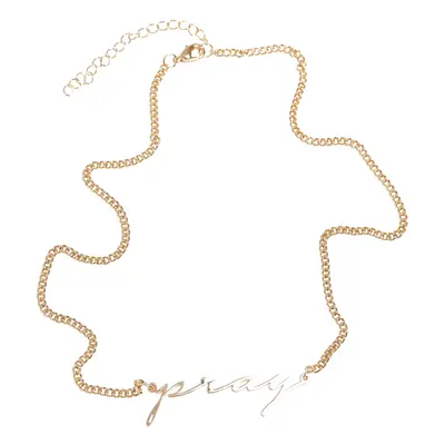 Pray necklace - gold colors