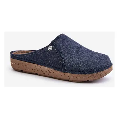 Men's home footwear slippers Inblu dark blue