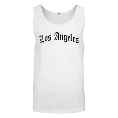 Tank top with Los Angeles lettering white