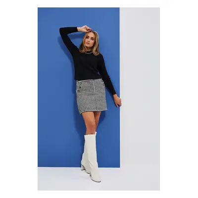 Houndstooth skirt