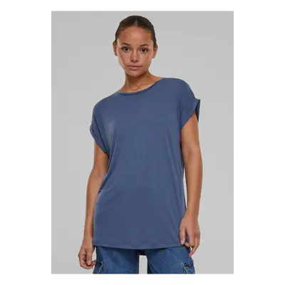 Women's Modal Extended Shoulder Tee T-Shirt - Vintage Blue