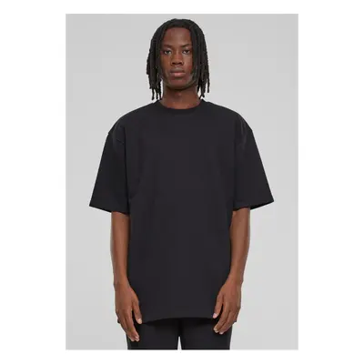 Men's Light Terry T-Shirt Crew - Black