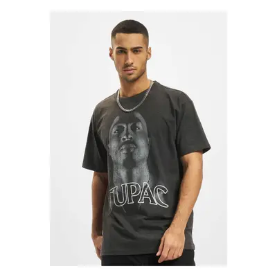 Tupac Up Oversize Tee Charcoal