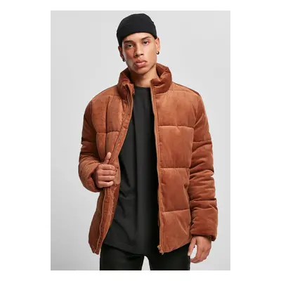 Caramel boxed corduroy jacket