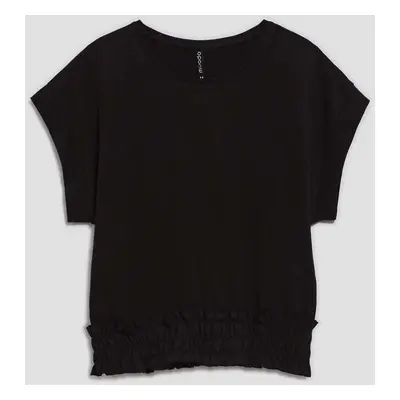 WOMEN'S T-SHIRT L-TS-4090 BLACK