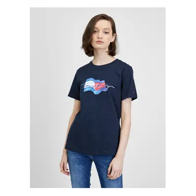 Dark blue women's T-shirt Tommy Hilfiger - Women