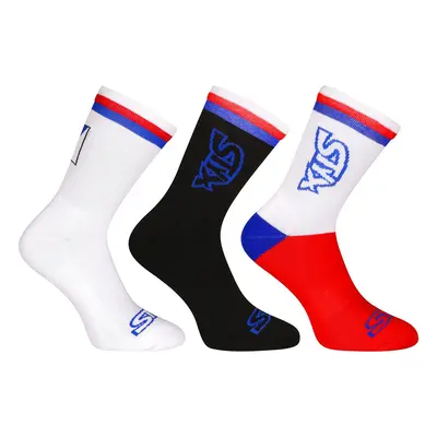 3PACK Styx high multicolor socks