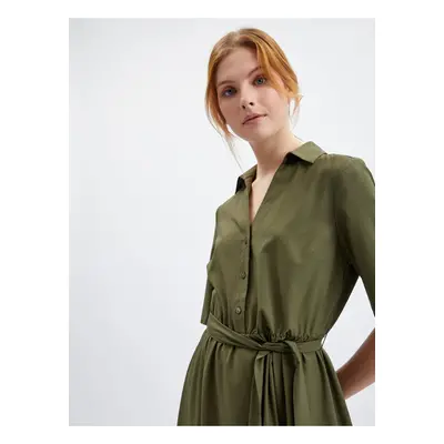 Orsay Khaki Womens Dress - Women