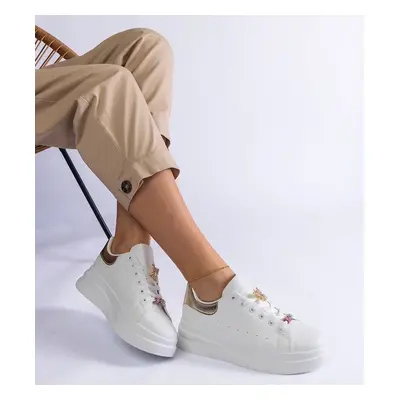 D/CEO White trainers Justar