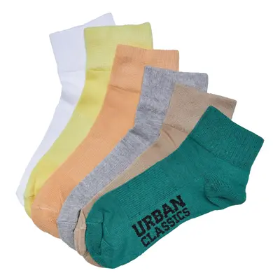 High Sneaker Socks 6-Pack sunsetcolor