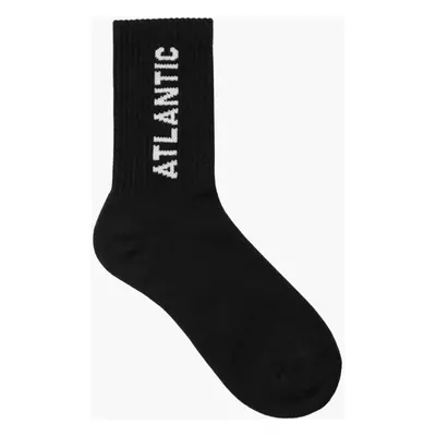 Men's Standard Length Socks ATLANTIC - Black