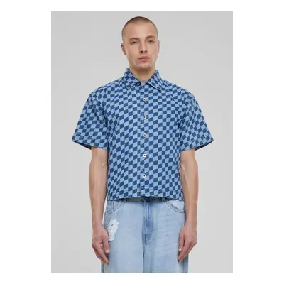 Men's shirt with print - blue