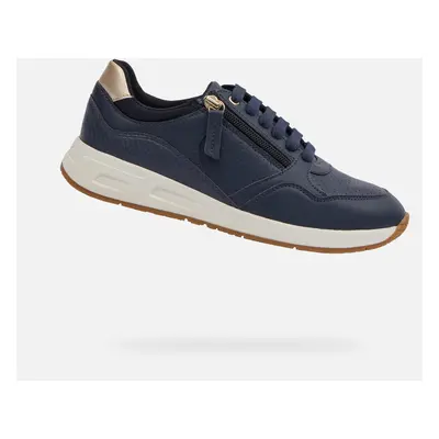 Dark blue women's sneakers Geox Bulmya - Women's