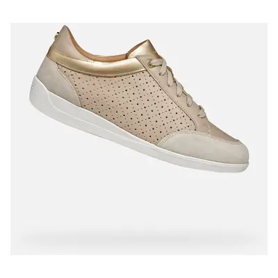 Beige women's sneakers Geox Myria - Women's