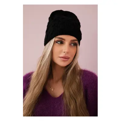 marka niezdefiniowana Cap with fleece Teresa K285 black