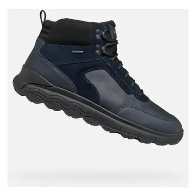 Dark blue men's ankle shoes Geox Spherica 4X4 ABX - Men