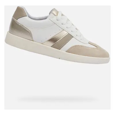 White women's sneakers Geox Meleda - Women's