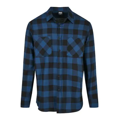 Plaid Flannel Shirt Blue/Black