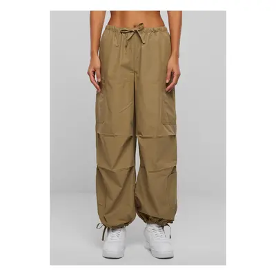 Women's Cargo Parashute Pants - Khaki