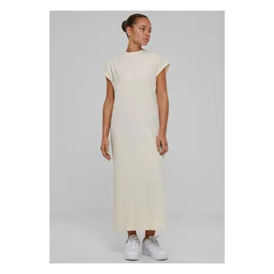 Women's Urban Classics Long Extended Shoulder Dress - Cream