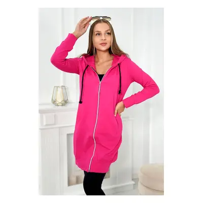 Kesi Hooded sweatshirt with hood fuchsia